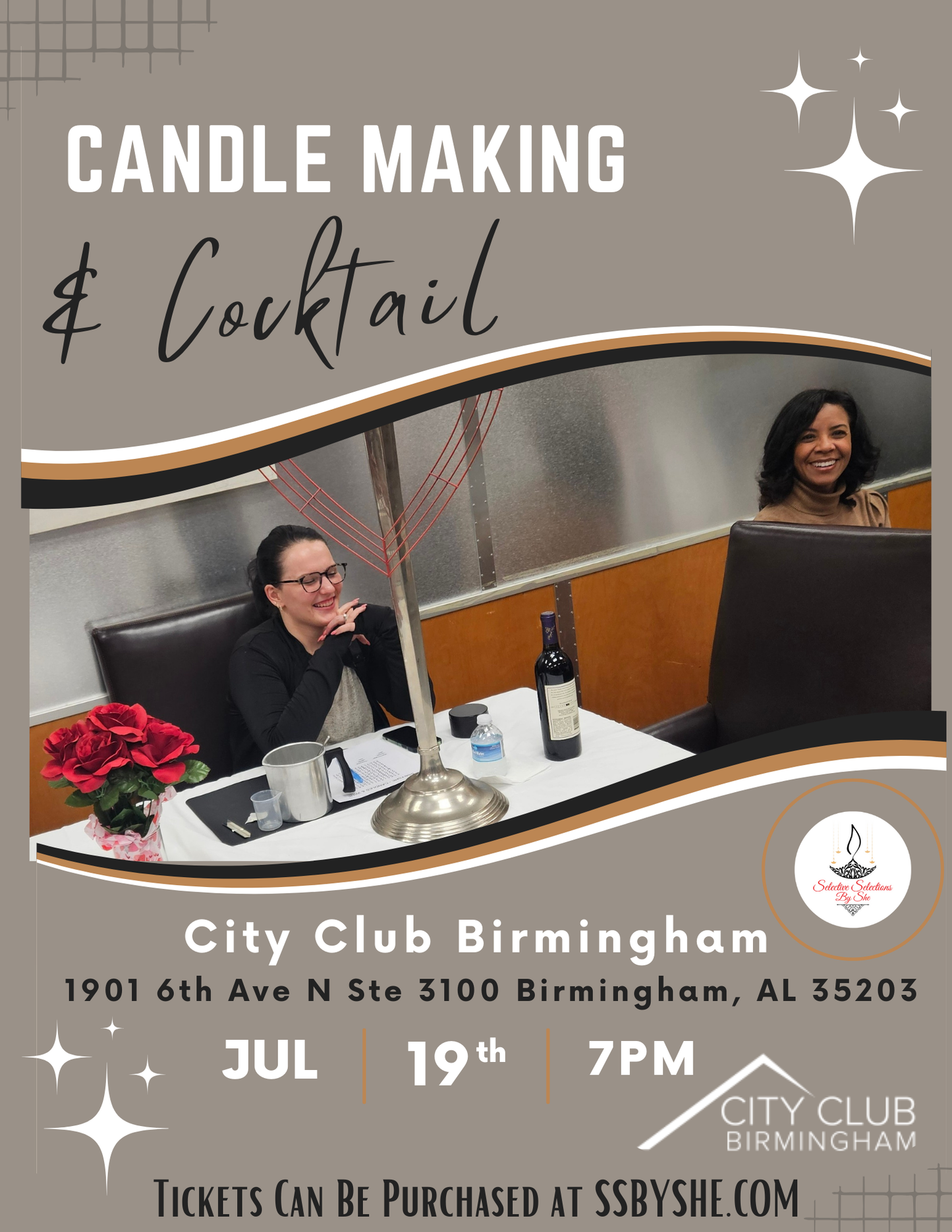Candle Making and Cocktail Tasting Fun! - Friday, July 19th - SOLD OUT