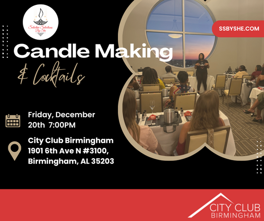SOLD OUT - Friday, December 20th Candle Making and Cocktails!