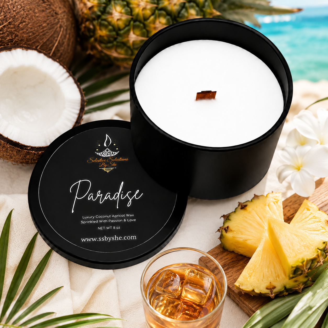 Paradise - The Mesmerizing Mini Sleek - Coconut Apricot Collection