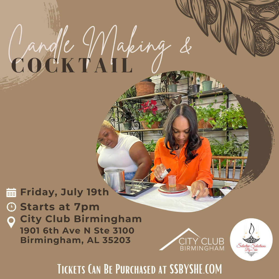 Candle Making and Cocktail Tasting Fun! - Friday, July 19th - SOLD OUT