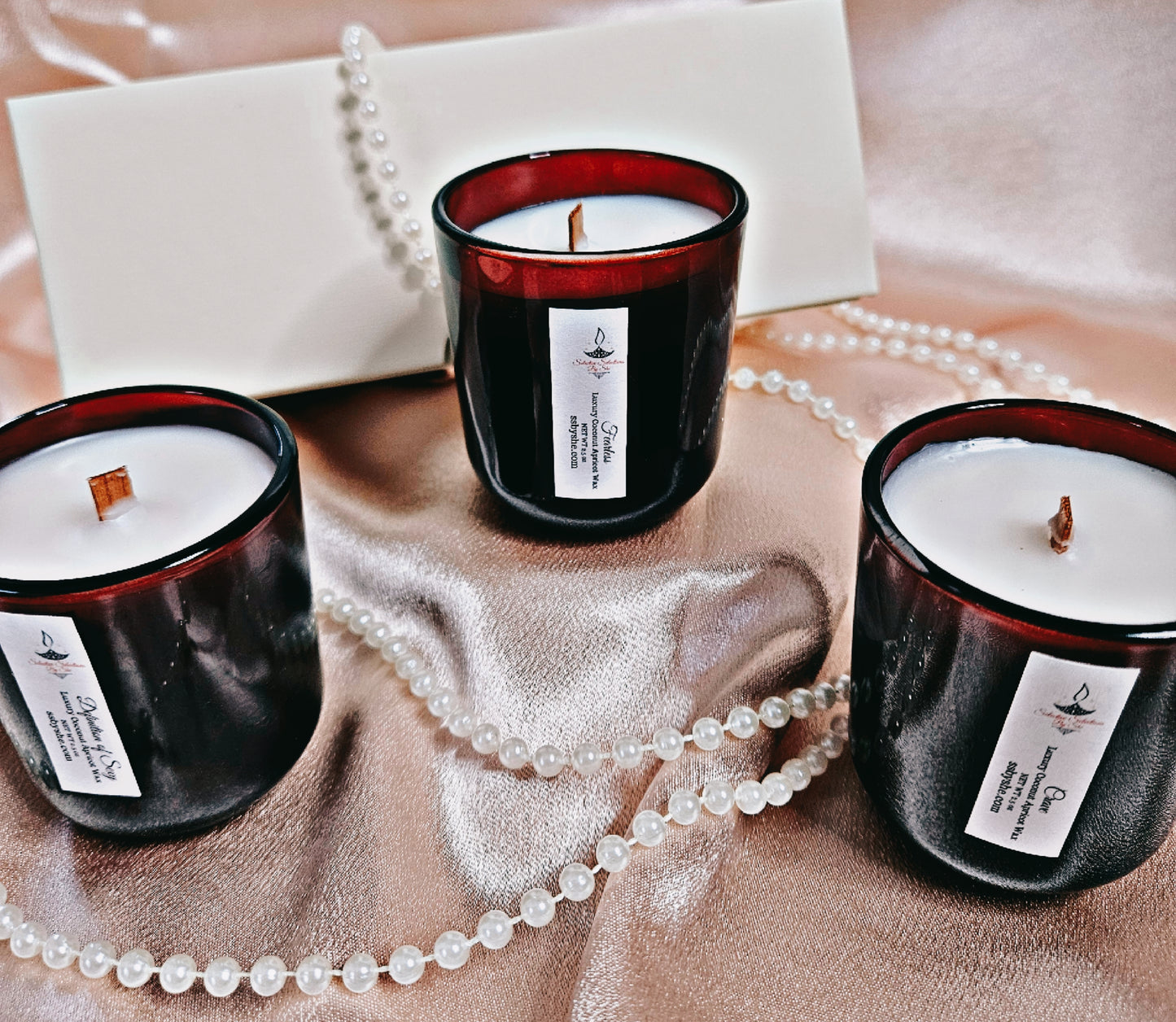 Red Mini Candle Set – Luxury Fragrance in Perfect Little Moments