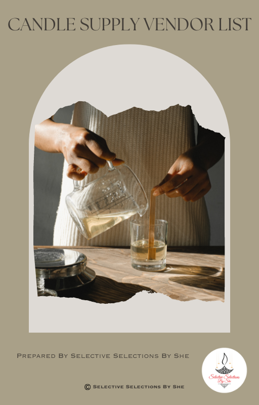 Candle Maker's Supply Vendor List