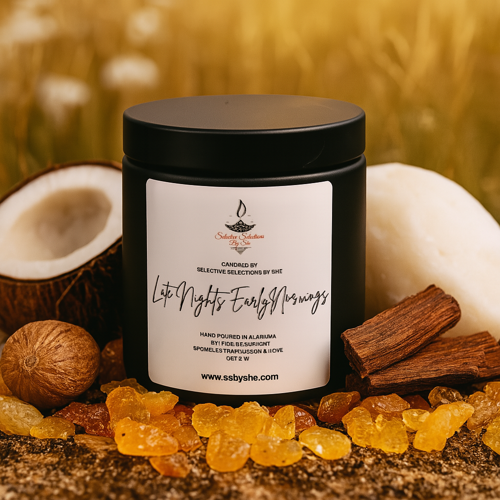 Late Nights Early Mornings – Sensational Signature Soy Candle