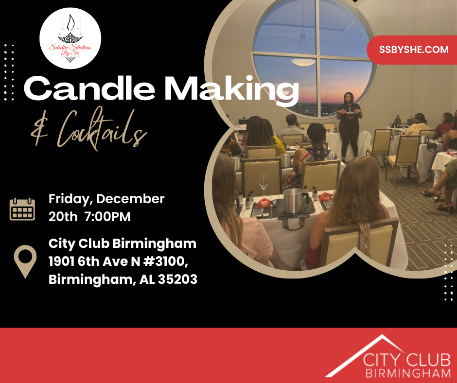 Friday, December 20th Candle Making and Cocktails!