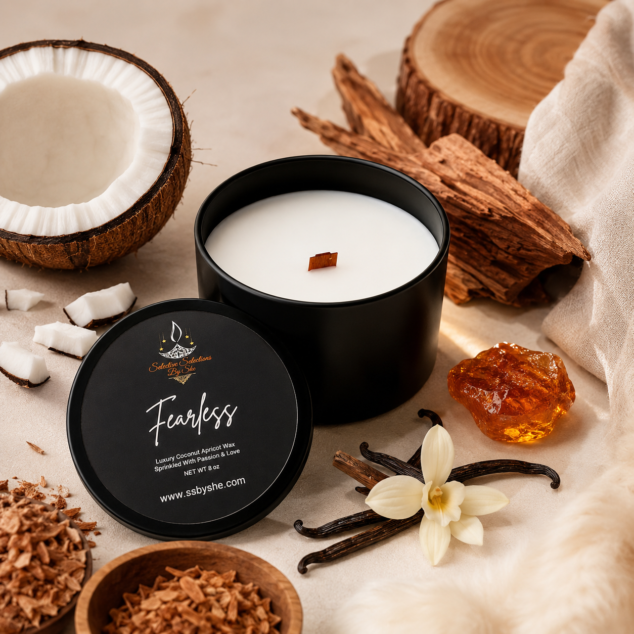 Fearless – The Mesmerizing Mini Sleek - Coconut Apricot Collection