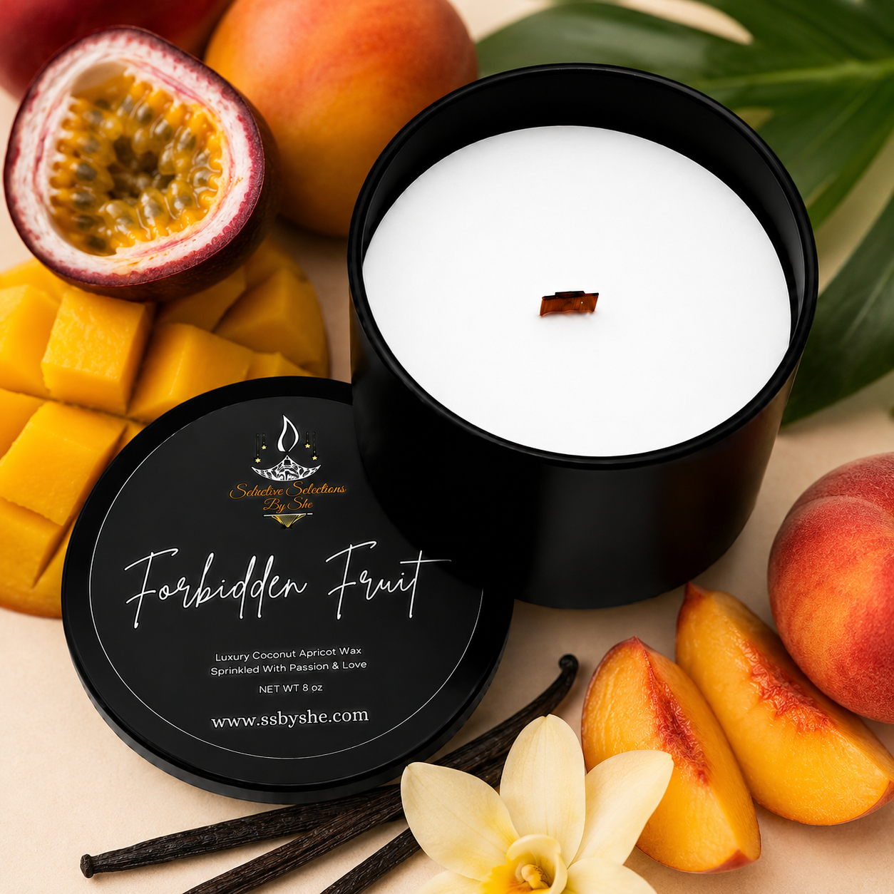 Forbidden Fruit - The Mesmerizing Mini Sleek - Coconut Apricot Collection