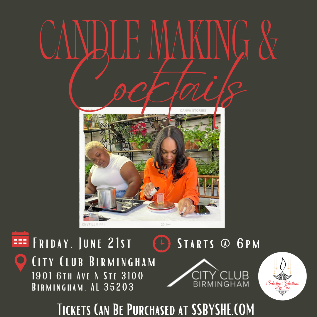 Craft the Perfect Pairing: Candle Making and Cocktail Tasting Fun! - Friday, June 21st