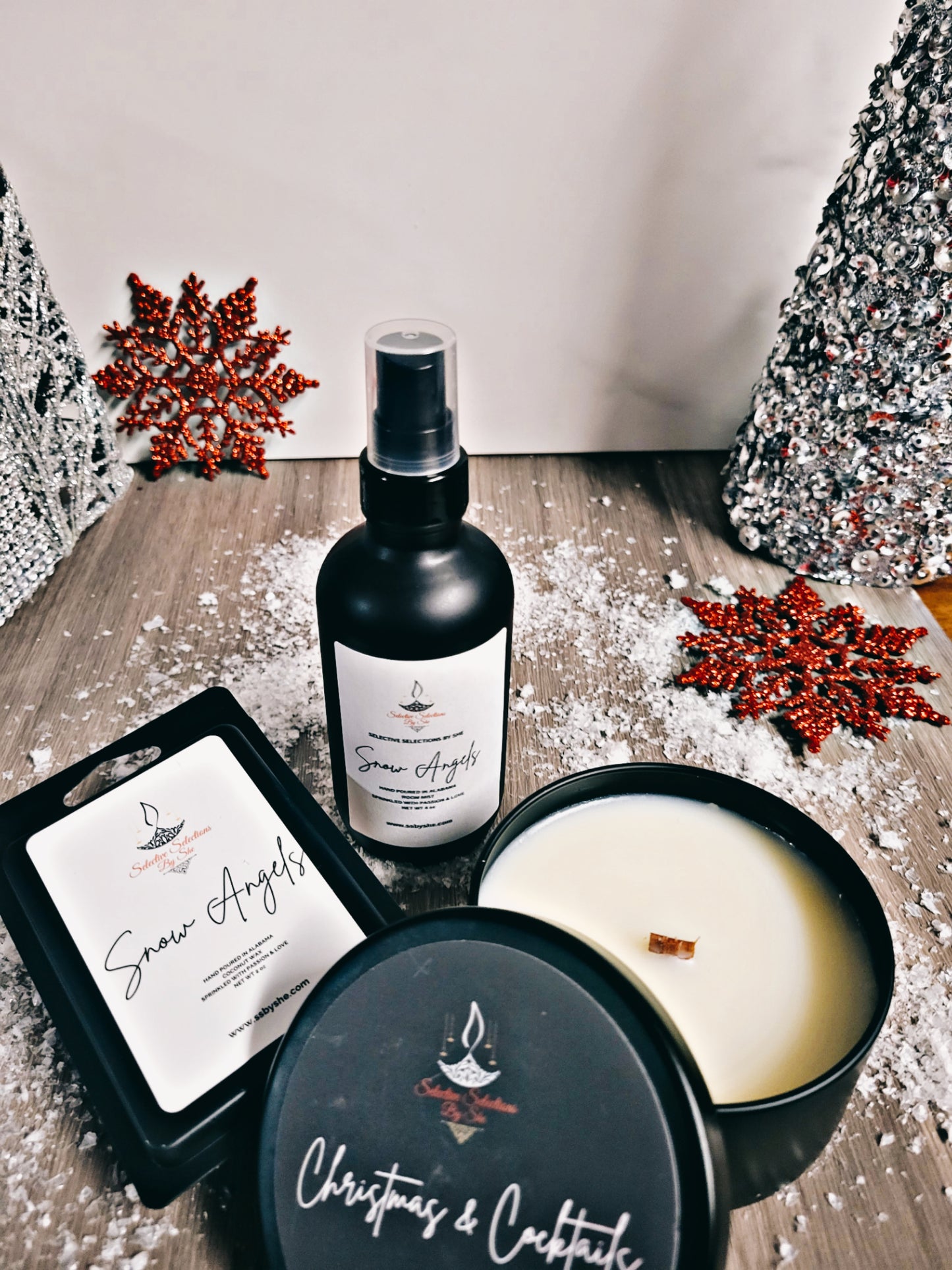 Holiday Wax Melt, Room Mist, and Candle Bundle